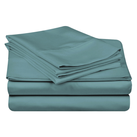 Crystal Blue Plain Bedding Sheet