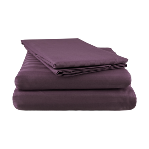 Elegant Violet Plain Bedding Sheet