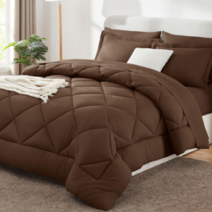 Warm Brown Plain Comforter