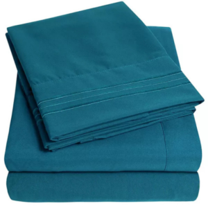 Calm Teal Plain Bedding Sheet